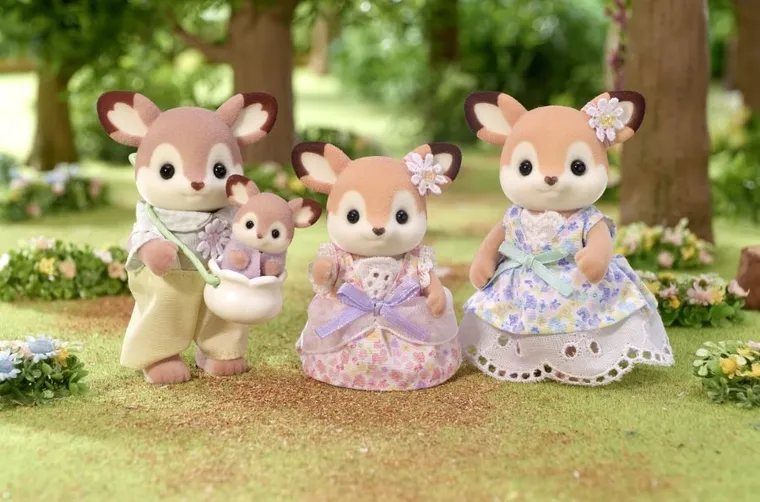 Sylvanian Families, Familia de caprioare, set de figurine, 5799