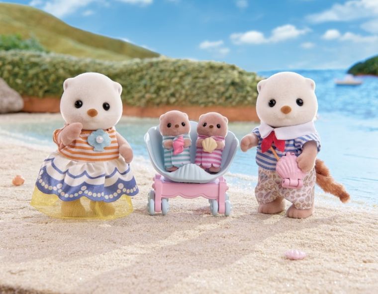 Sylvanian Families, Familia vidrelor de mare, set de figurine, 5803