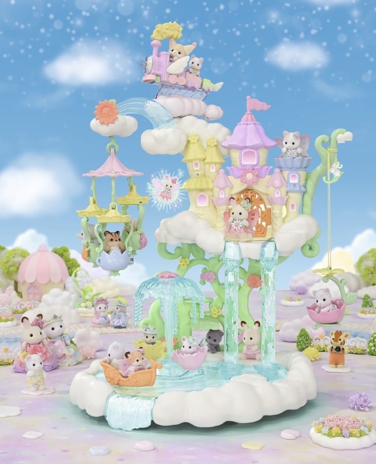 Sylvanian Families, Parada in nori, set cu figurina, 5816