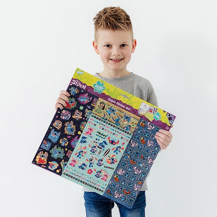 Totum, Lilo si Stitch, set mare de stickere, 300 elemente