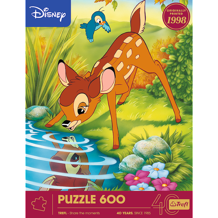 Trefl, 40 Years, Disney, Bambi, puzzle, 600 piese