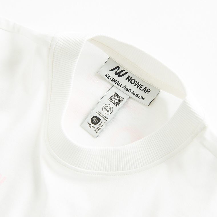 Tricou oversize din bumbac pieptanat NOWEAR