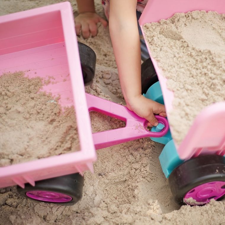 Wader, carut - remorca, roz, 95 cm