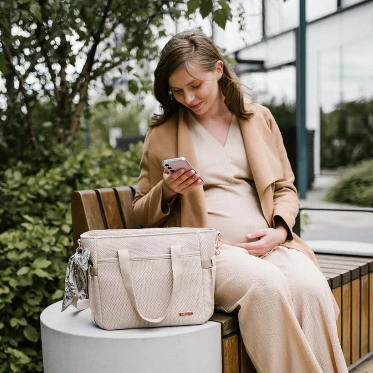 BabyOno, Carmen, geanta pentru mama/carucior, bej