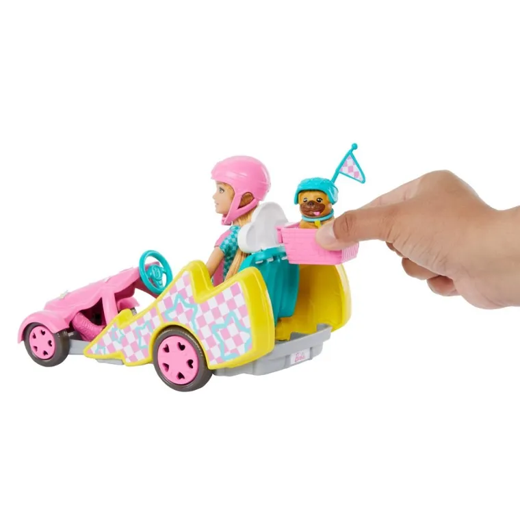 Barbie, Casa in Malibu + Kartul Stacie gratuit, set promotional cu papusa