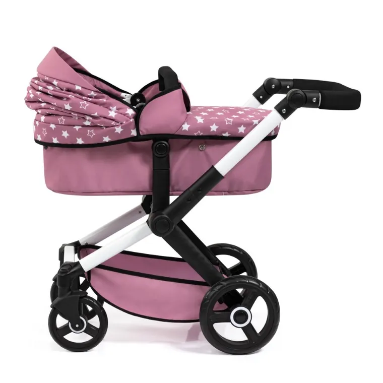 Bayer Design, Xeo, carucior multifunctional pentru papusi, roz