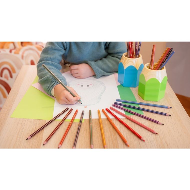 Bic, Kids, Tropicolors, creioane colorate, 12 buc.