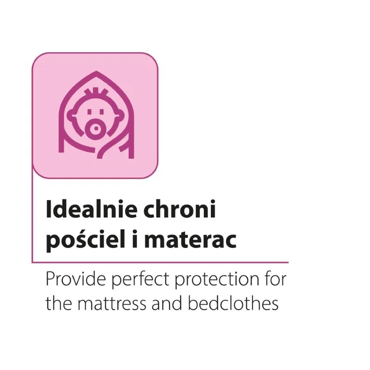 Bocioland, aleze igienice autoadezive, super absorbante, 40-60 cm, 30 buc.