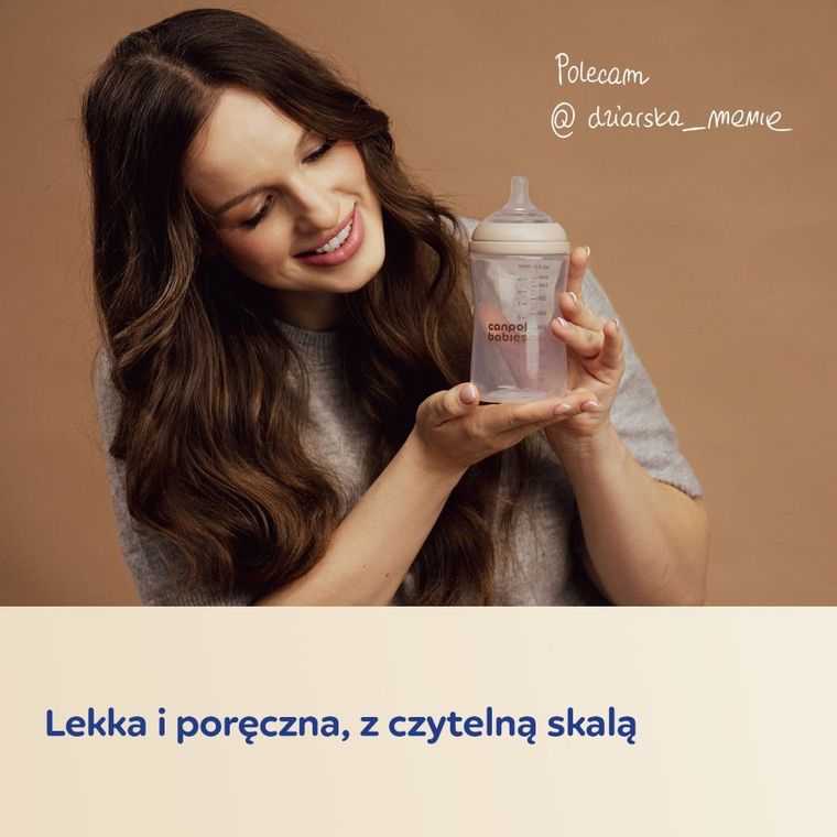 Canpol babies, Natural Shape, biberon cu tetina doua zone, 330 ml