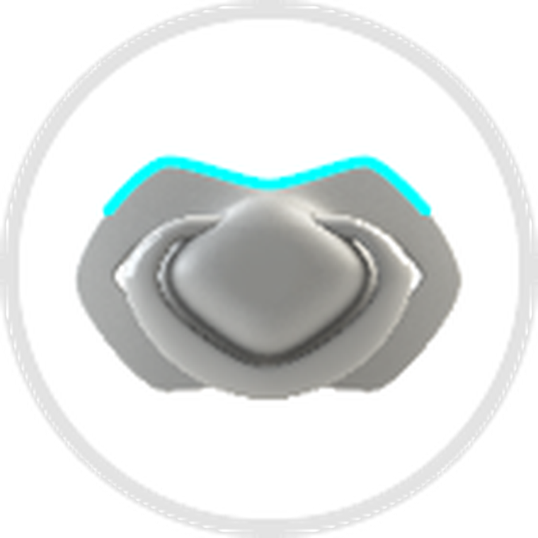 Canpol babies, Royal Baby, suzeta din silicon, simetrica, 0-6m, 2 buc., albastru