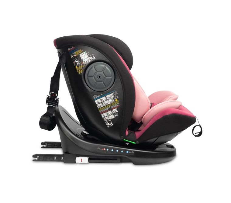 Caretero, Mokki i-Size, scaun auto, 40-150 cm, Dirty Pink