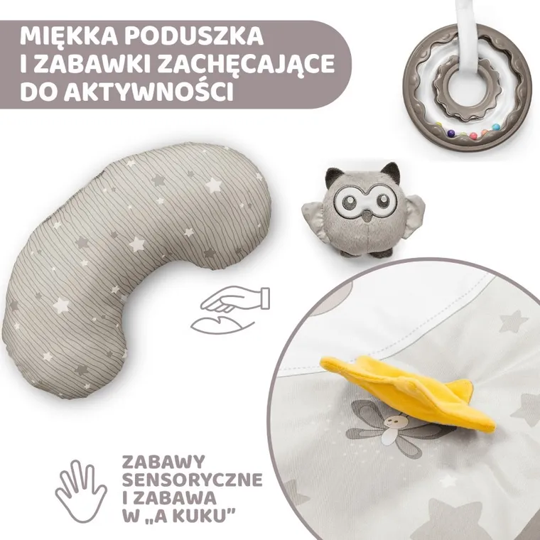 Chicco, First Dreams, Enjoy colors, covoras pentru copii, 3 in 1, bej