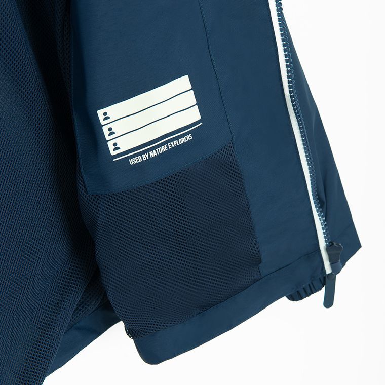 Cool Club, Geaca de ploaie cu gluga pentru baieti, bleumarin