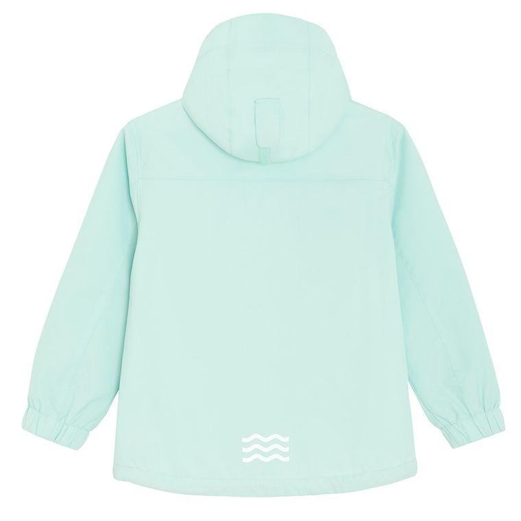 Cool Club, Geaca de ploaie cu gluga pentru fete, albastru