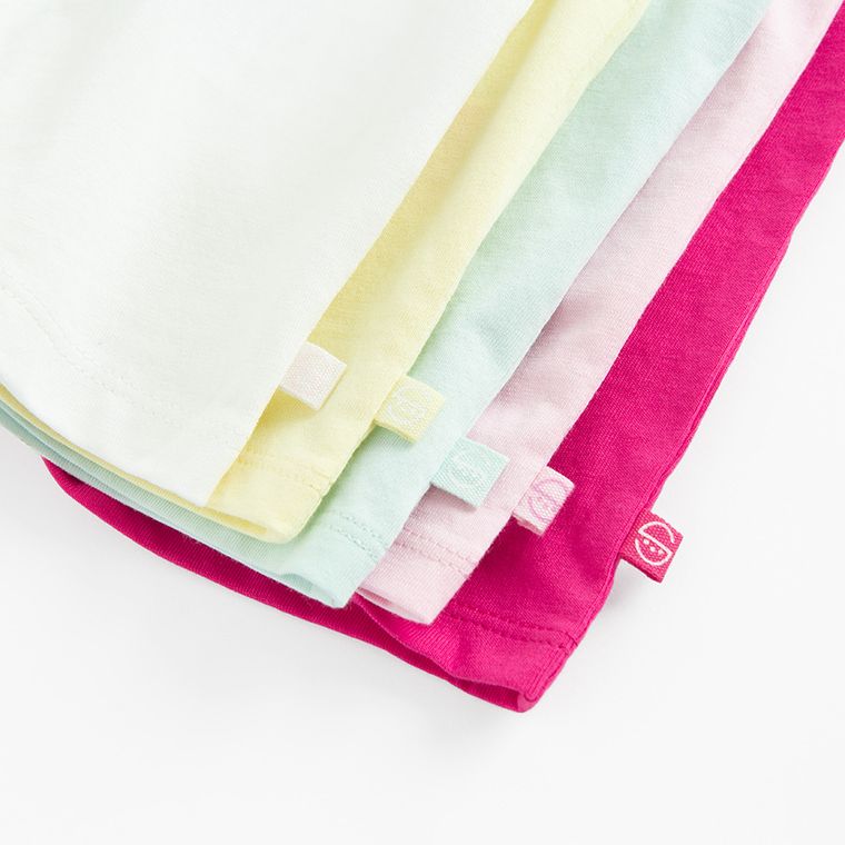 Cool Club, Tricou pentru fete, mix, set, 5 buc.