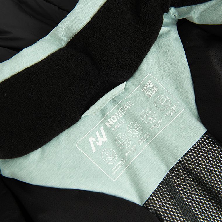 Geaca de schi impermeabila cu gluga si croiala oversize unisex NOWEAR