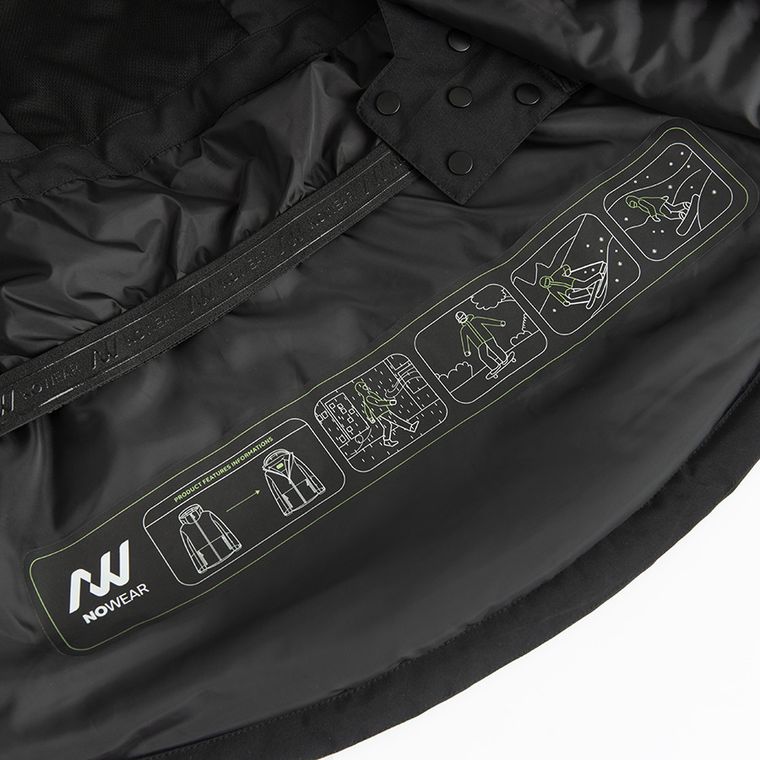 Geaca de schi impermeabila cu gluga unisex NOWEAR