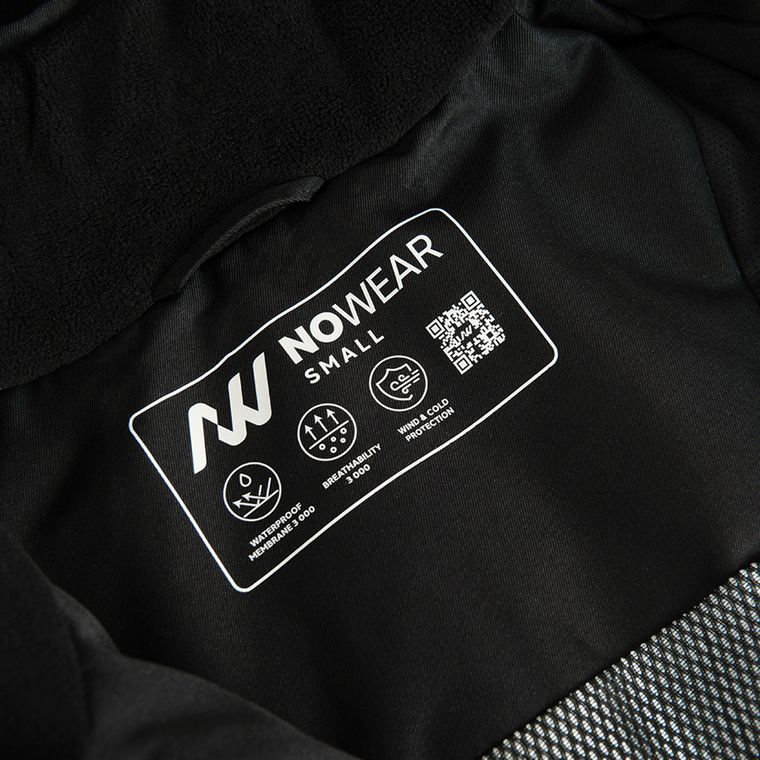 Geaca de tranzitie impermeabila cu gluga si croiala oversize unisex NOWEAR