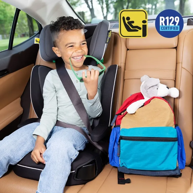 Graco, Junior Maxi, I-Size R129, scaun auto, Midnight, 100-150 cm