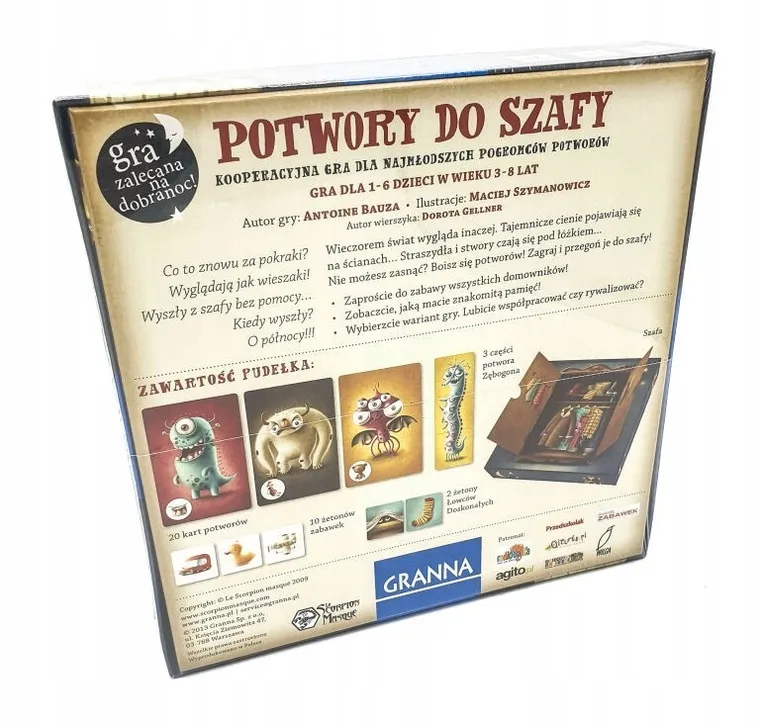 Granna, Monstrii in dulap, joc de memorie