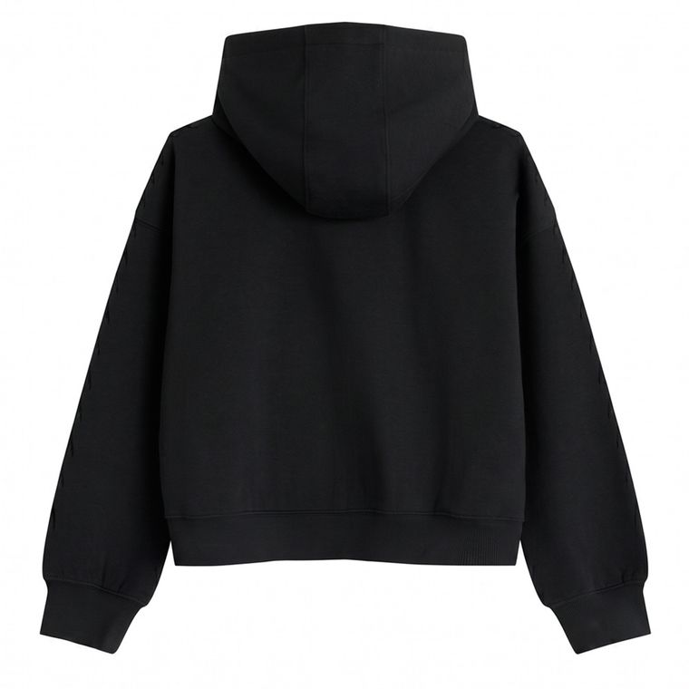 Hanorac cu fermoar si croiala crop NOWEAR