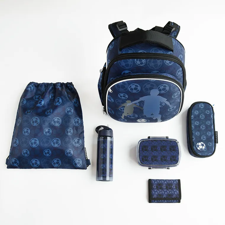 Kayokki, rucsac pentru scoala cu 1 compartiment, fotbal