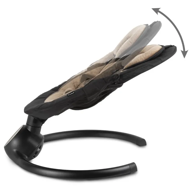 Kidwell, Reve, Scaun electric pentru bebelusi, 2in1, negru-auriu