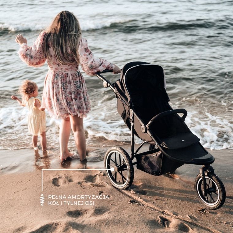 Kinderkraft, Helsi 2, carucior sport, Deep Black