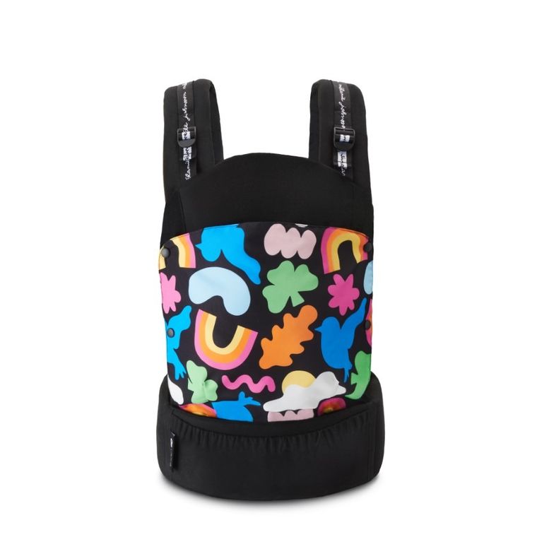Kinderkraft, Huggy, marsupiu ergonomic, Happy Shapes