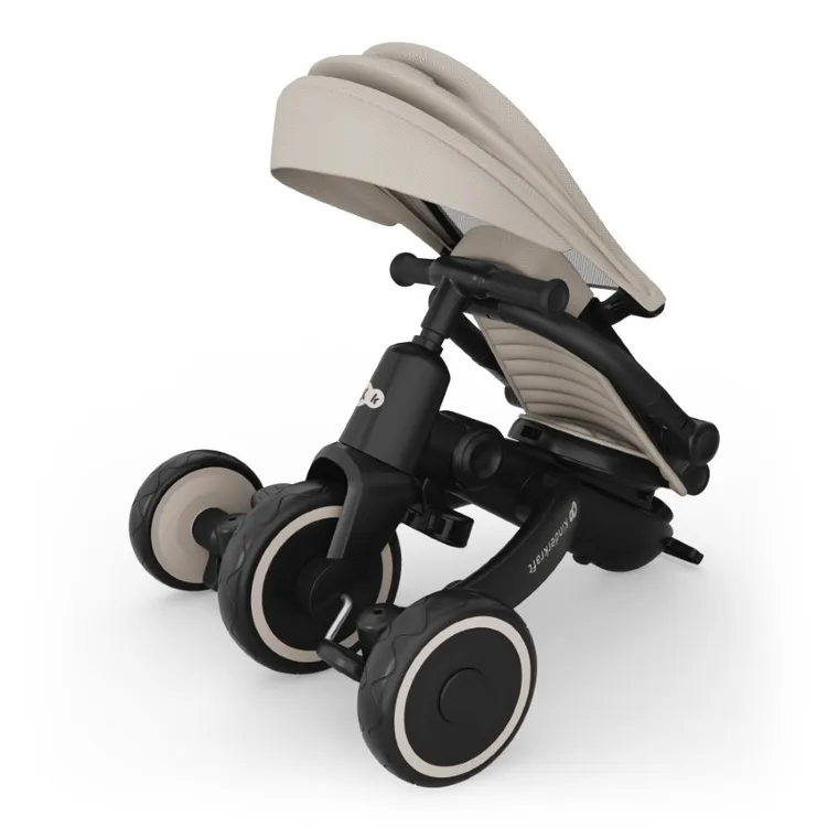 Kinderkraft, Jazz 3, tricicleta multifunctionala 6in1, bej