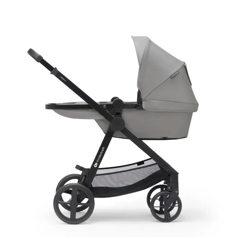 Kinderkraft, Newly 3in1 Mink Pro, carucior multifunctional 3in1, Moonlight Grey