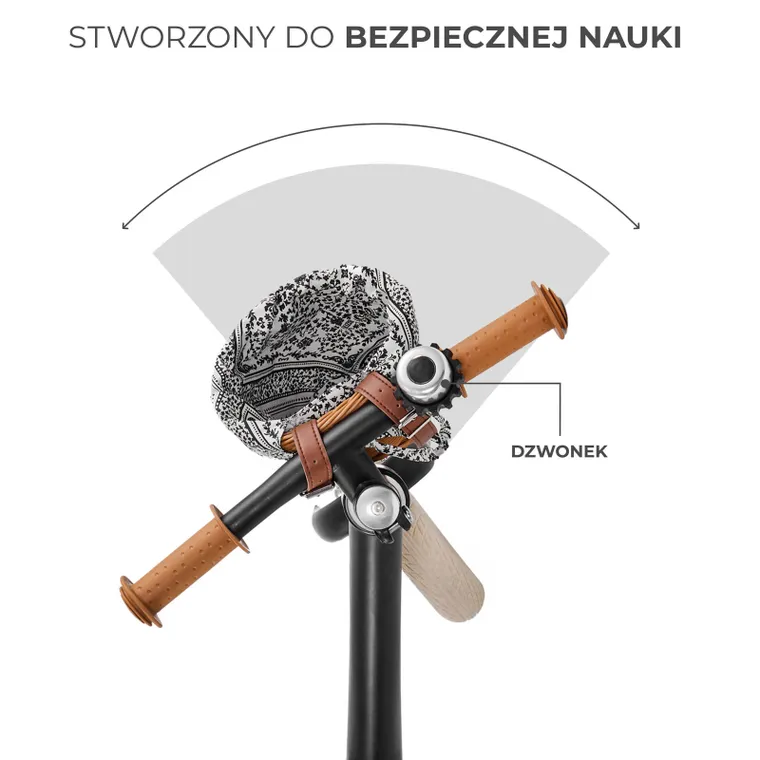 Kinderkraft, Rapid 2, BIZUU, bicicleta fara pedale, Black