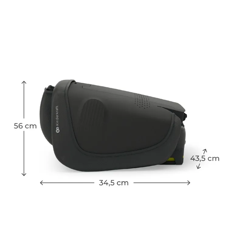 Kinderkraft, Unity 2, I-Size, scaun auto, Black, 100-150 cm, 15-36 kg