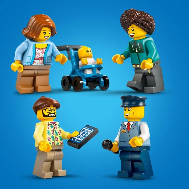 LEGO City, Autobuz turistic rosu cu etaj, 60407