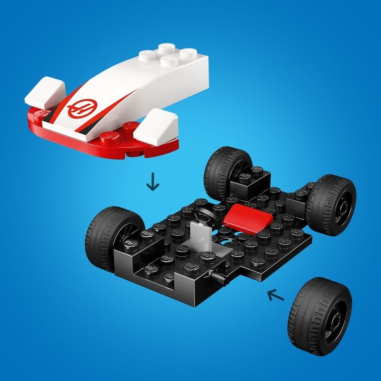 LEGO City, Masini de curse F1 Williams Racing si Haas F1, 60464