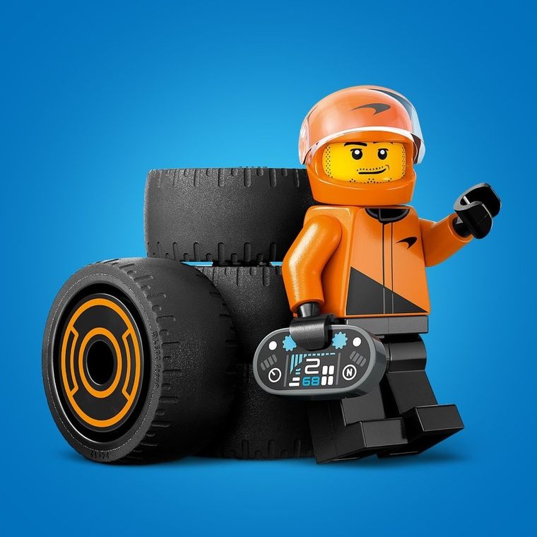 LEGO City, Pilot F1 cu masina de curse McLaren, 60442