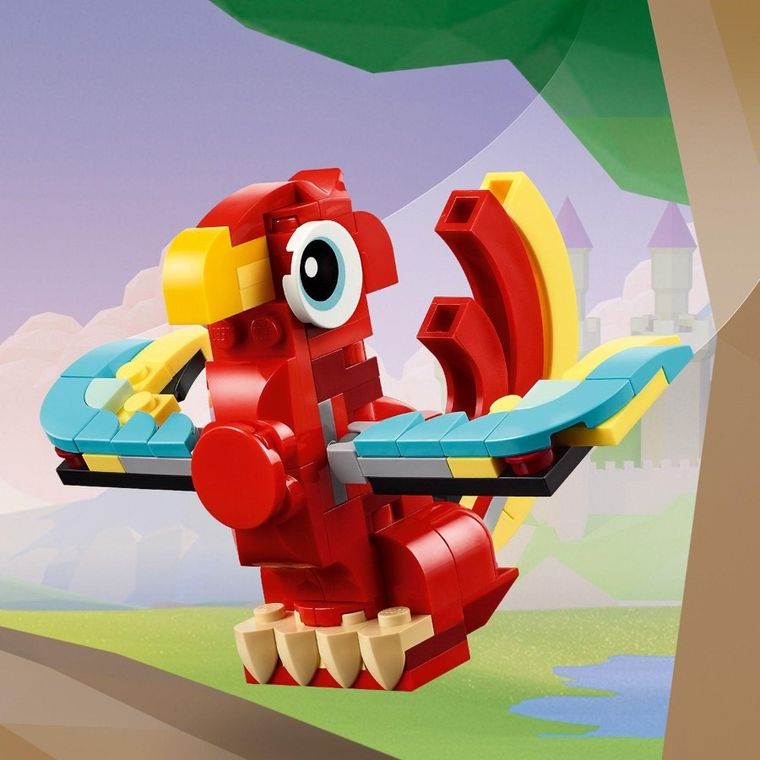 LEGO Creator, Dragon rosu, 31145