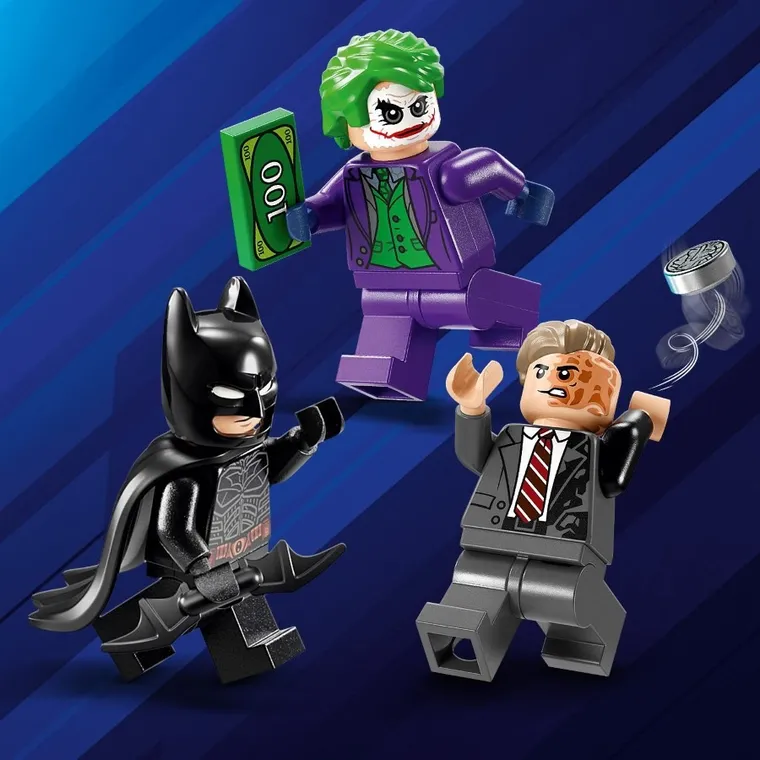 LEGO DC Batman, Batman Tumbler vs. Two-Face si Joker, 76303