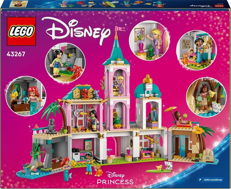 LEGO Disney Princess, Castel de printesa si animalute regale, 43267