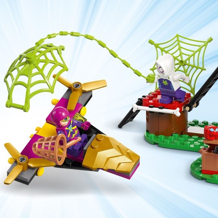 LEGO Marvel, Infruntarea dintre dinozaurii Spidey si Gobby la casa-sediu din copac, 11200