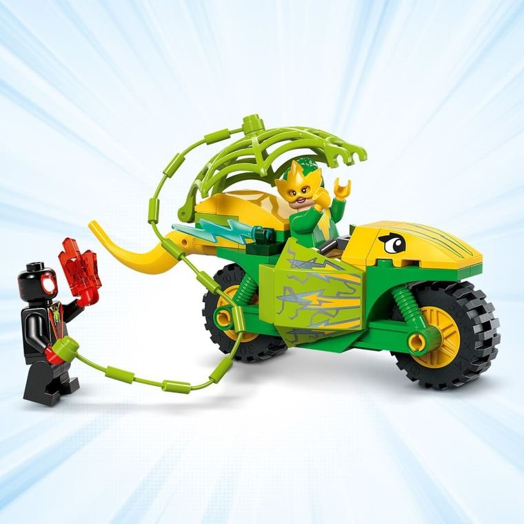 LEGO Marvel, Spin si Electro intr-o urmarire cu dino-vehicule, 11198
