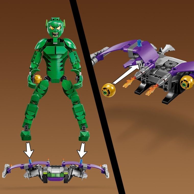 LEGO Super Heroes Marvel, Figurina de constructie Green Goblin, 76284