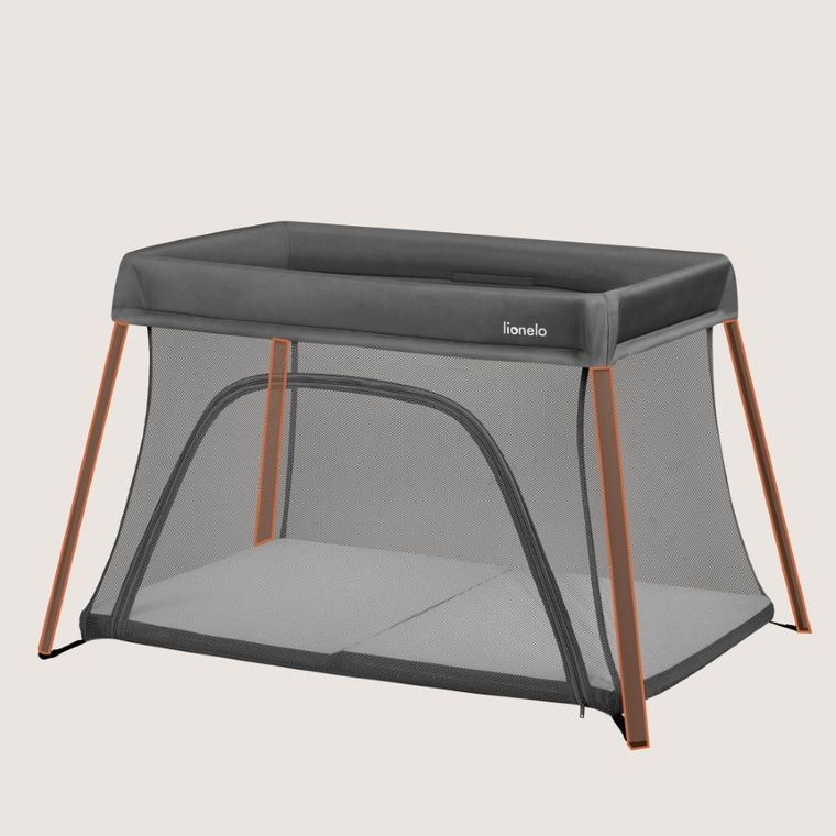 Lionelo, Alice, patut de volaj, 3in1, Grey