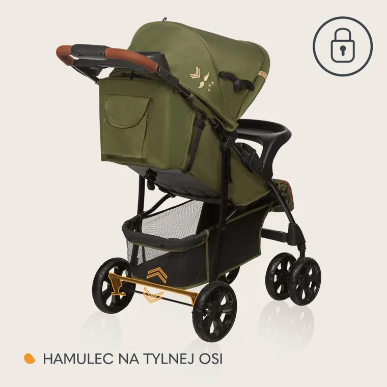 Lionelo, Emma Plus, carucior sport, Forest Green