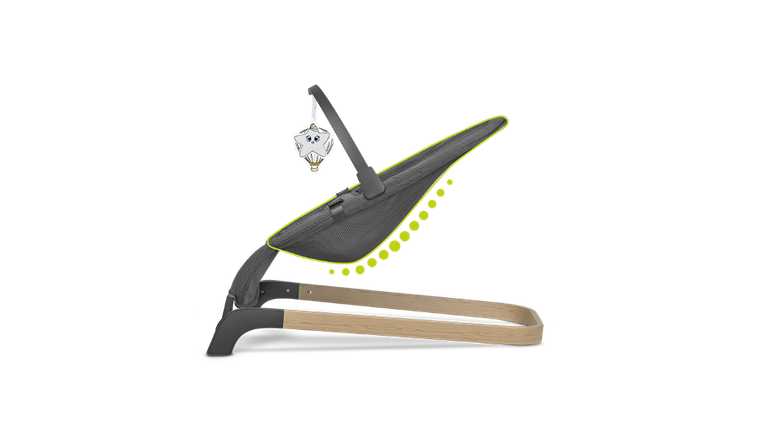 Lionelo, June, Air, balansoar, Grey Graphite