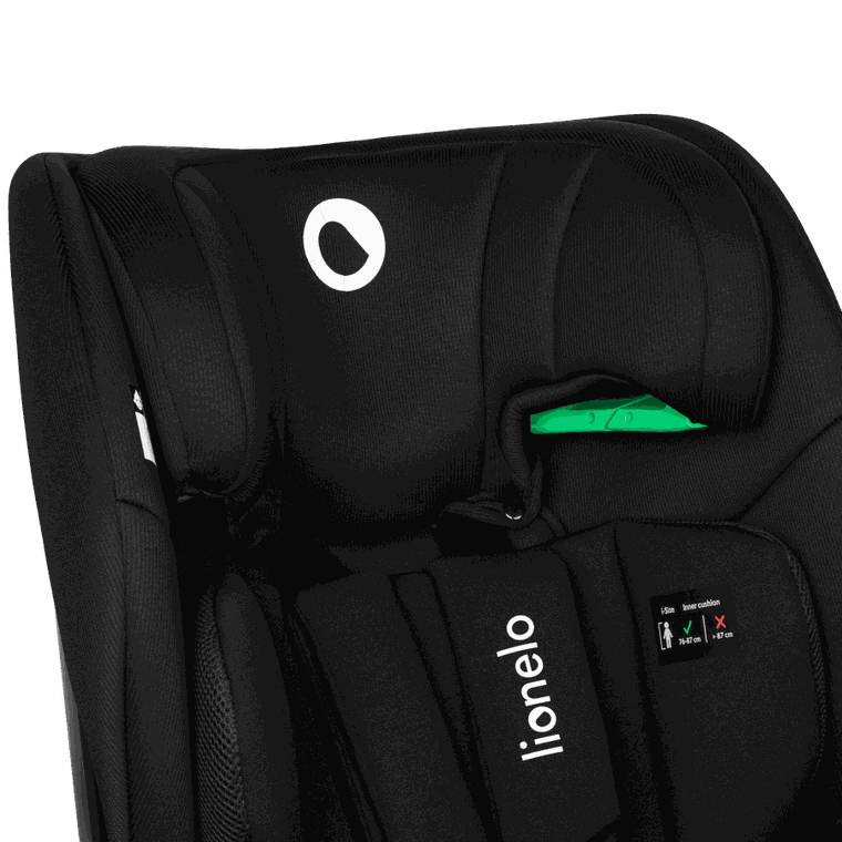Lionelo, Lavender I-Size, scaun auto, Black Carbon, 76-150 cm