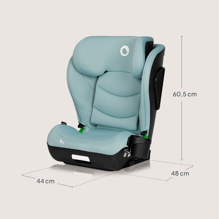 Lionelo, Neal, i-Size, scaun auto, 15-36 kg, Green Turquoise