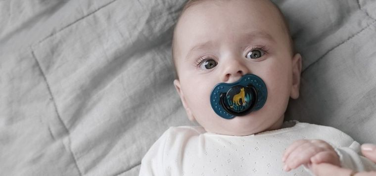 Lovi, Jungle Vibes Girl, suzeta dinamica din silicon, 0-3 luni, 2 buc.