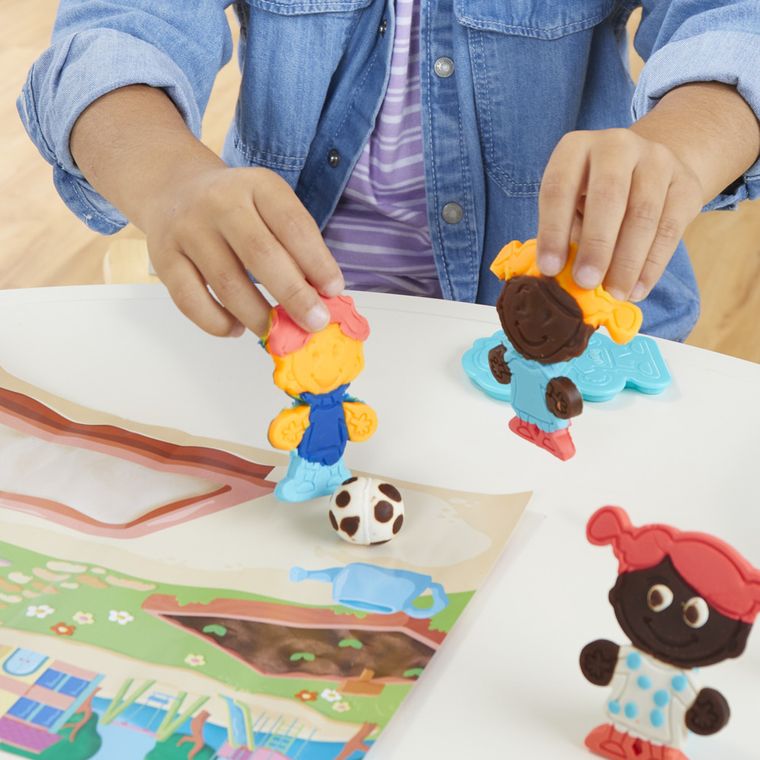 Play-Doh, School Day Adventures, set creativ cu plastilina, 9 tuburi
