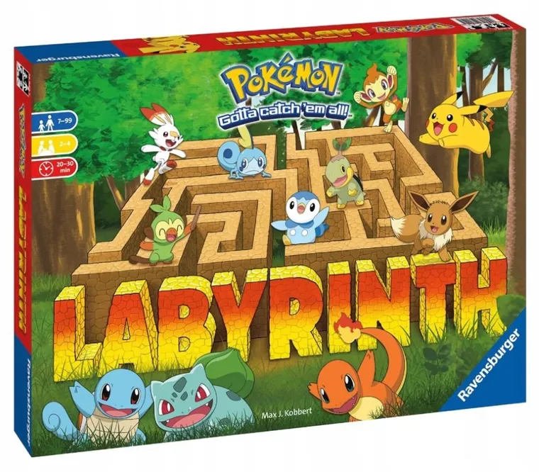 Ravensburger, Labyrinth Pokemon, joc de familie